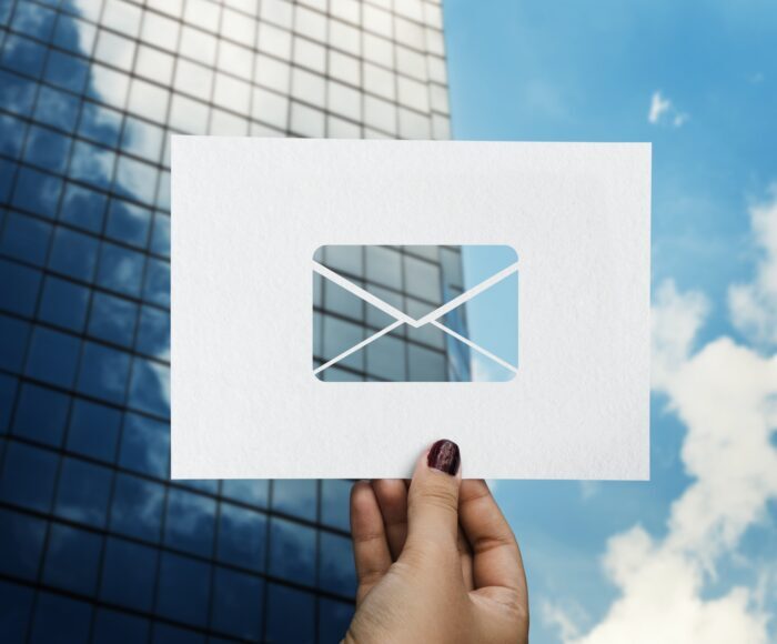 Email network communication perforated paper letter